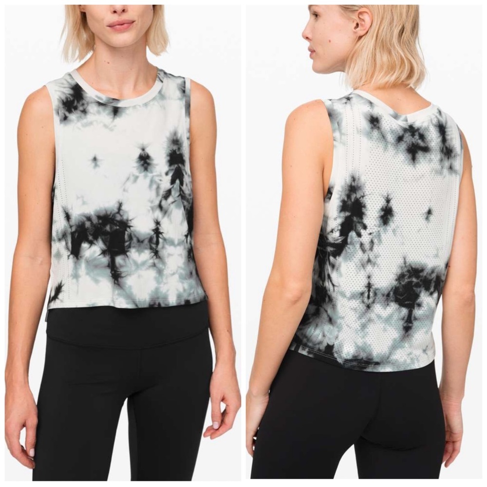 Lululemon Train to Be Tank Shibori XL DCEP